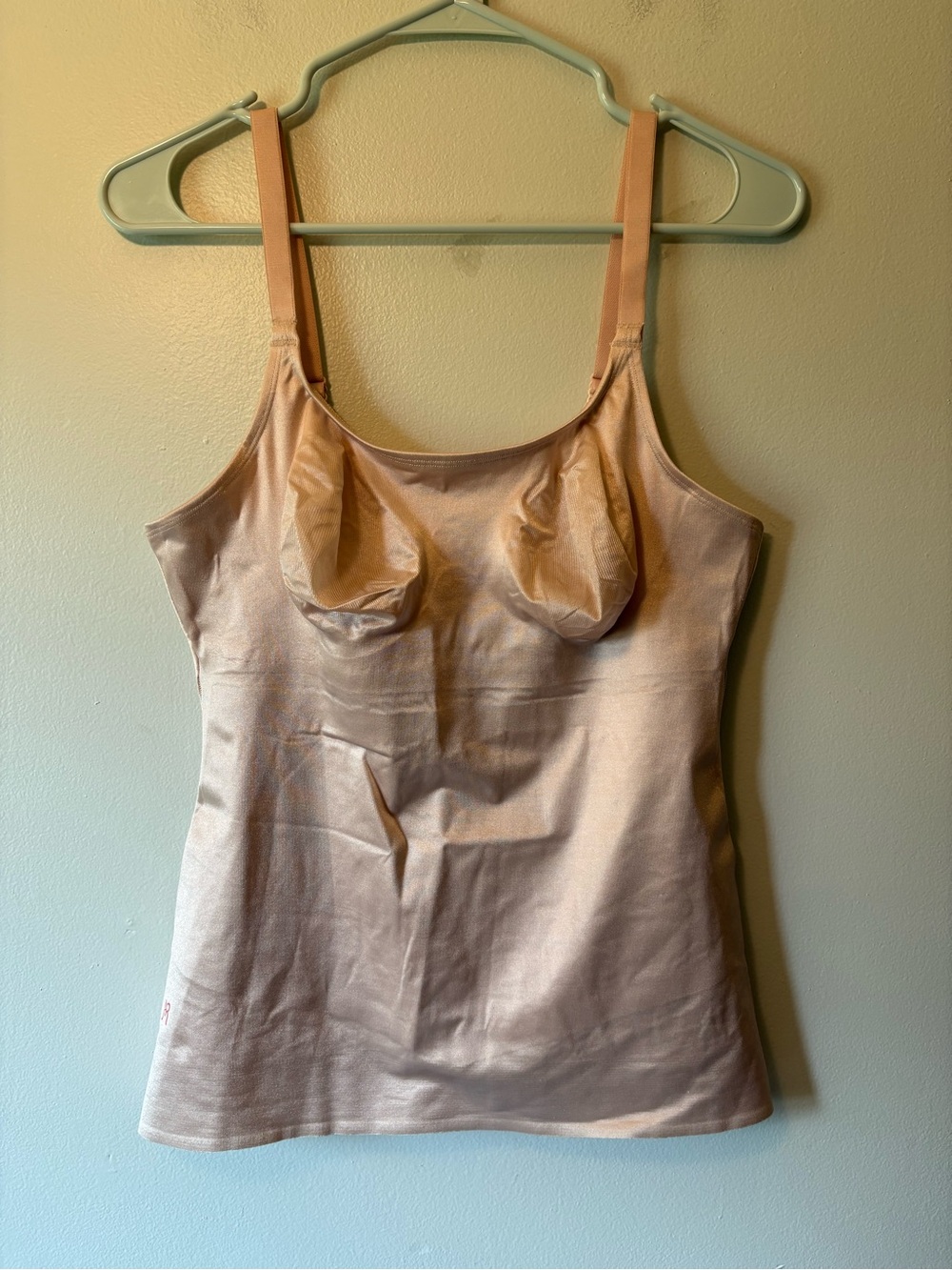 Ruby Ribbon Tan Nude Shaping Camisole Tank, Size 38 Women’s, Style 3056